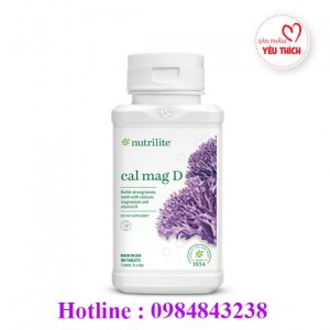 Cal Mag D Amway Bổ sung Canxi, Magiê, Vitamin D